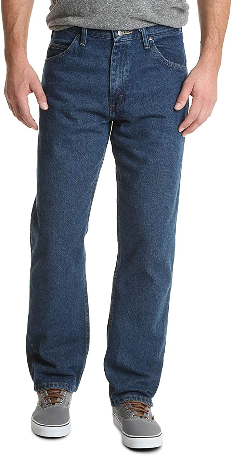 Wrangler Authentics Men's Classic 5-Pocket Relaxed Fit Flex Jean