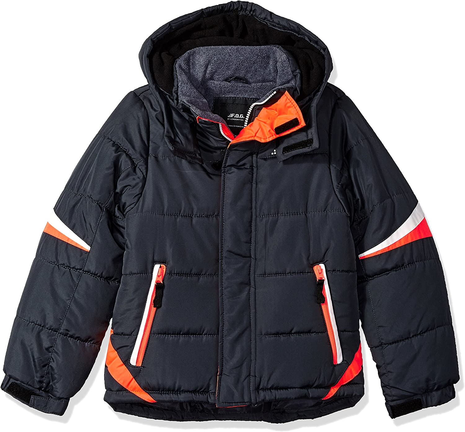 LONDON FOG Boys' Big Active Puffer Jacket Winter Coat