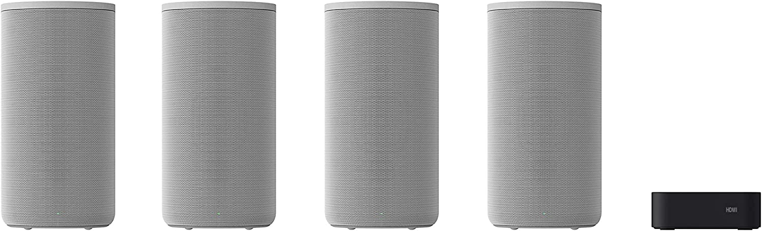 Sony HT-A9 7.1.4ch High Performance Home Theater Speaker System Multi-Dimensional Surround Sound Experience with 360 Spatial Sound Mapping, works with Alexa and Google Assistant