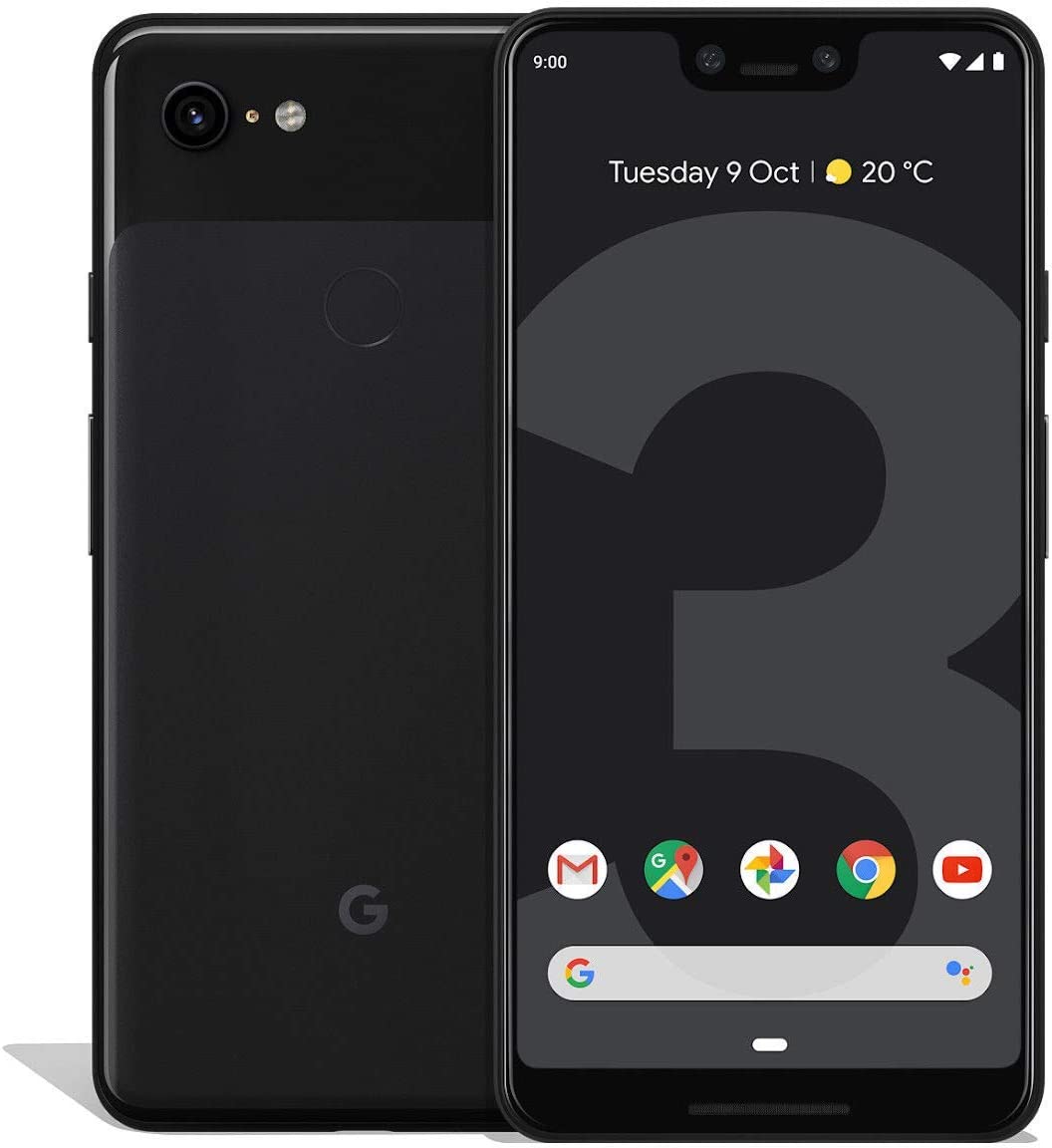 Google Pixel 3 XL 64GB Unlocked GSM & CDMA 4G LTE Android Phone w/ 12.2MP Rear & Dual 8MP Front Camera - Just Black (Renewed)