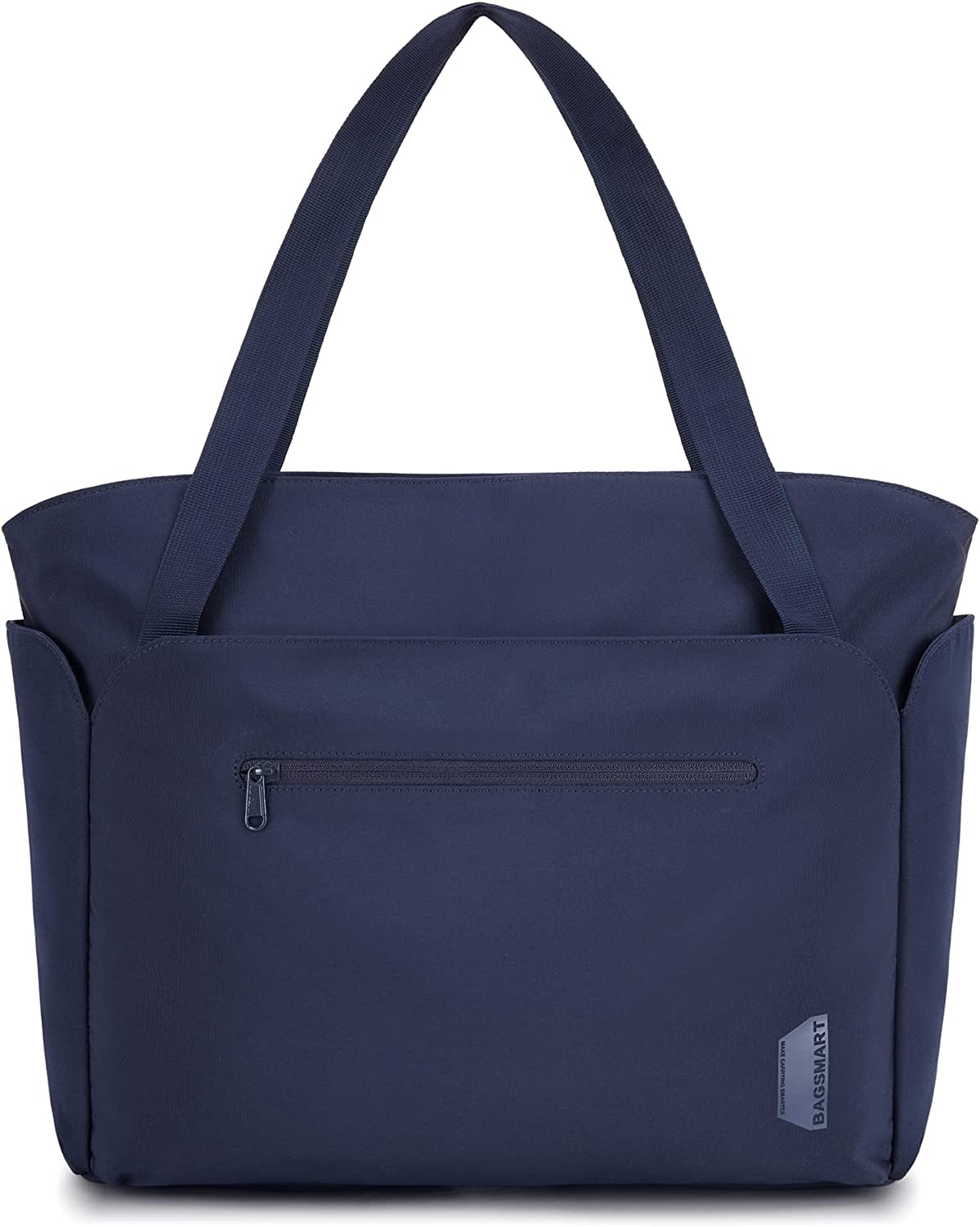 BAGSMART Tote Bags Large Tote Handbag for Women Work Tote With Zipper Black Laptop Tote Shoulder Bag With Pocket