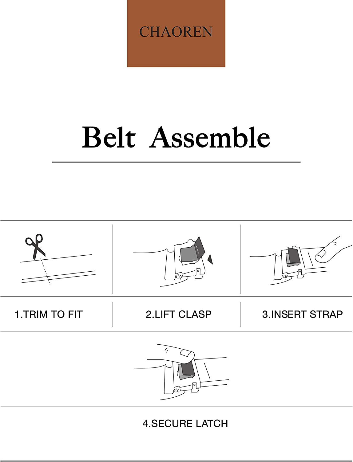 CHAOREN Click Belt for Men - Mens Dress Belt 1 1/4" Ratchet Belt - Micro Adjustable Belt Fit Everywhere