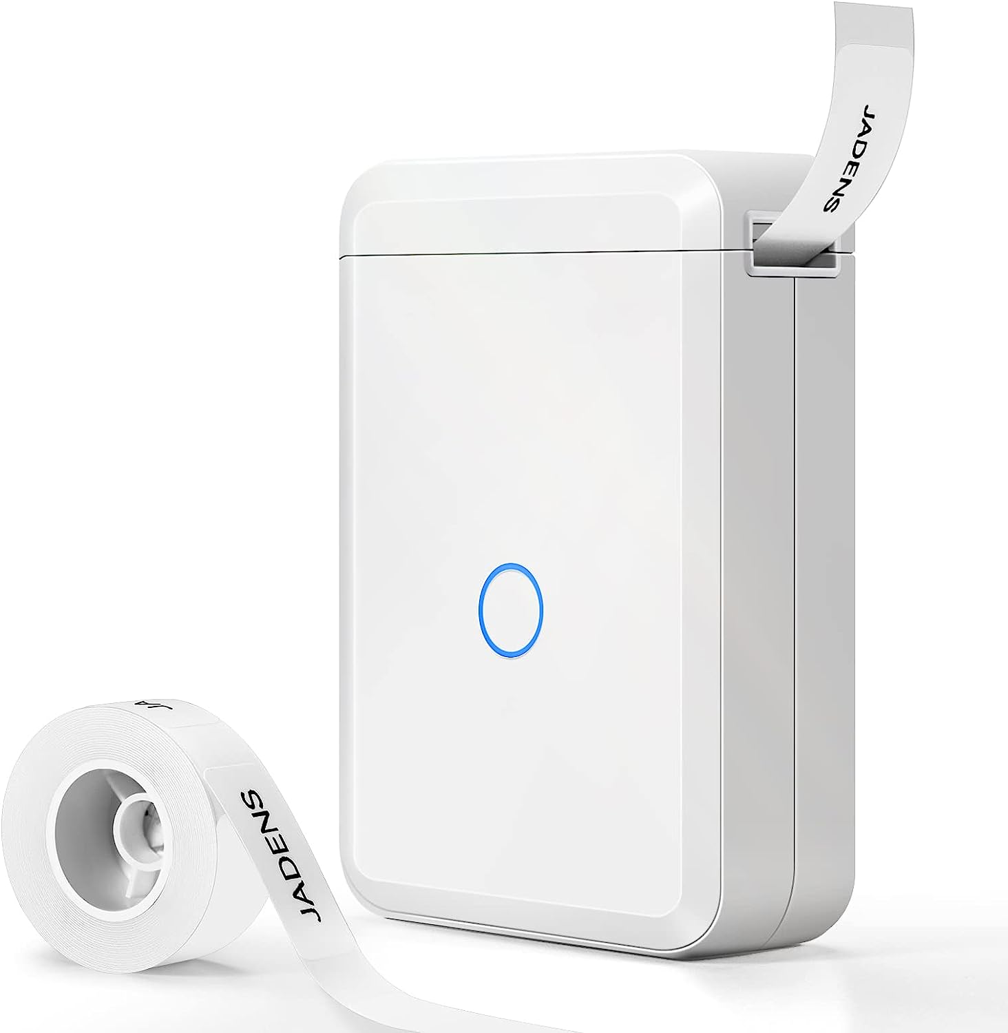 JADENS Label Maker Machine with Tape, D110 Portable Bluetooth Label Printer for Storage, Shipping, Barcode, Mailing, Office, Home, Organizing, Sticker Maker Mini Label Maker with Multiple Templates