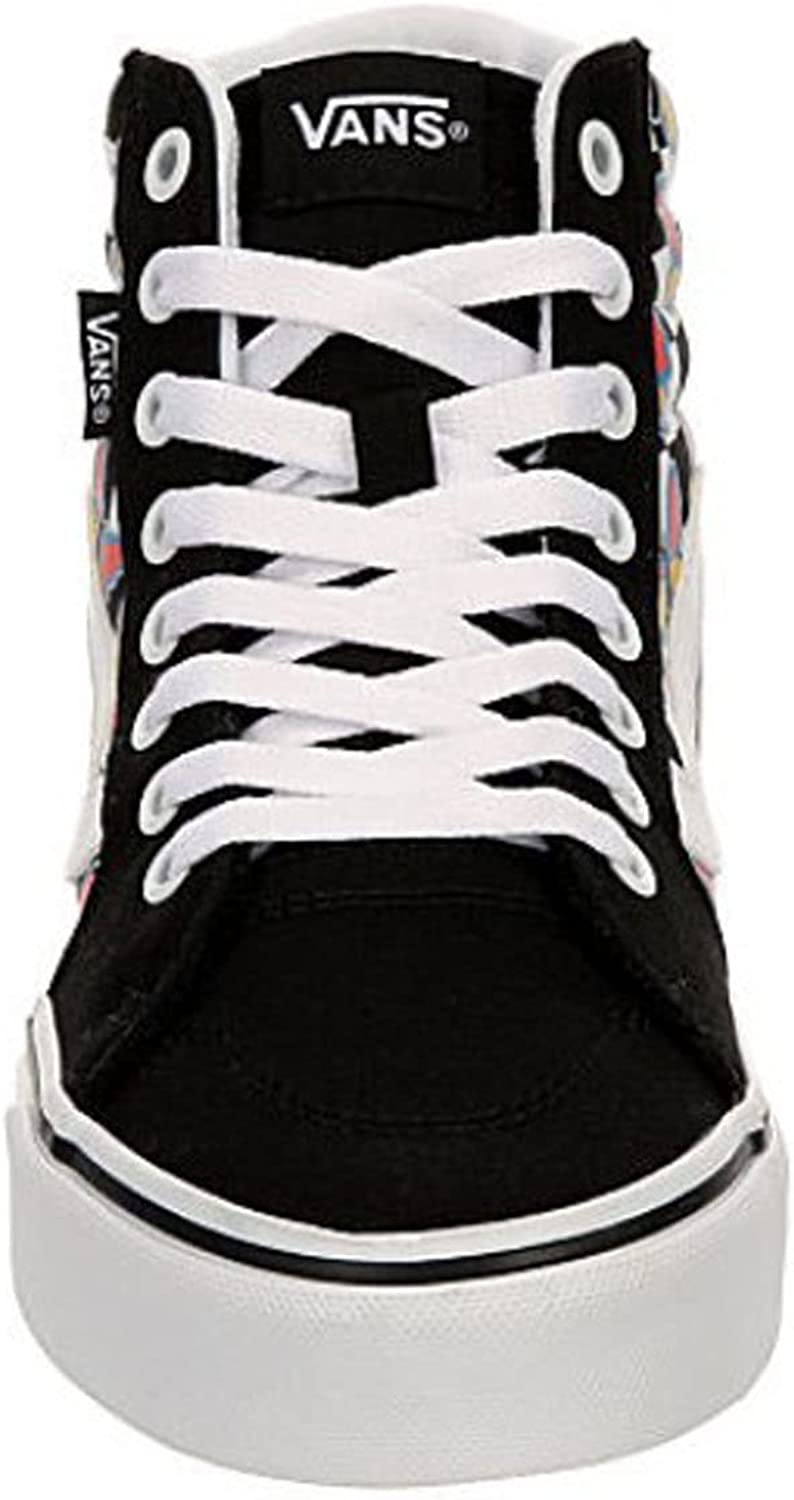 Vans Unisex Filmore High Top Canvas Sneaker - Butterfly Checkerboard Multicolored