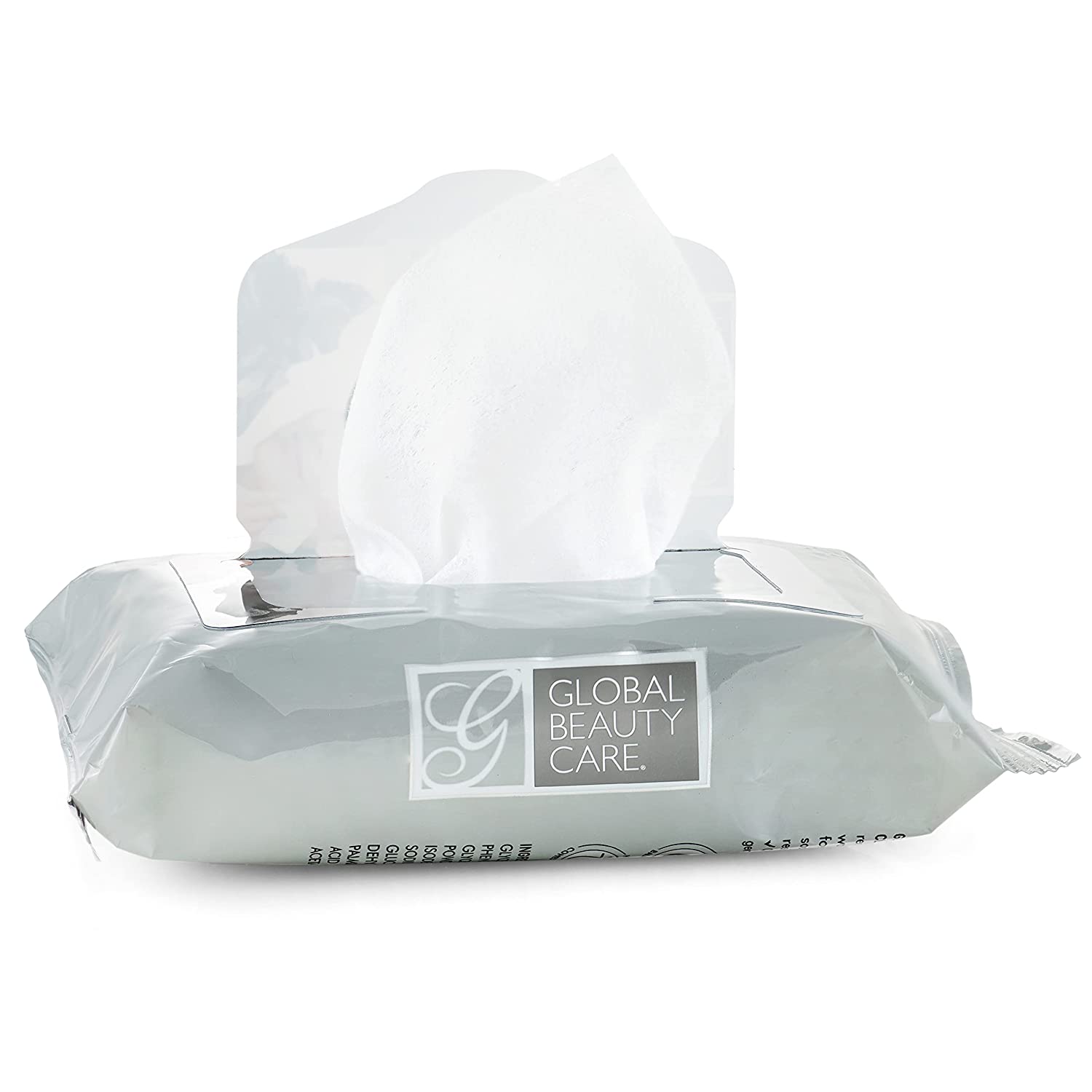 Global Beauty Care Bulk Cleansing Wipes Premoistened 4 Pack of Charcoal Cleansing Cloths Makeup Removal Wipes - Great For Travel Toiletries - 100 ct.(4-Pack)