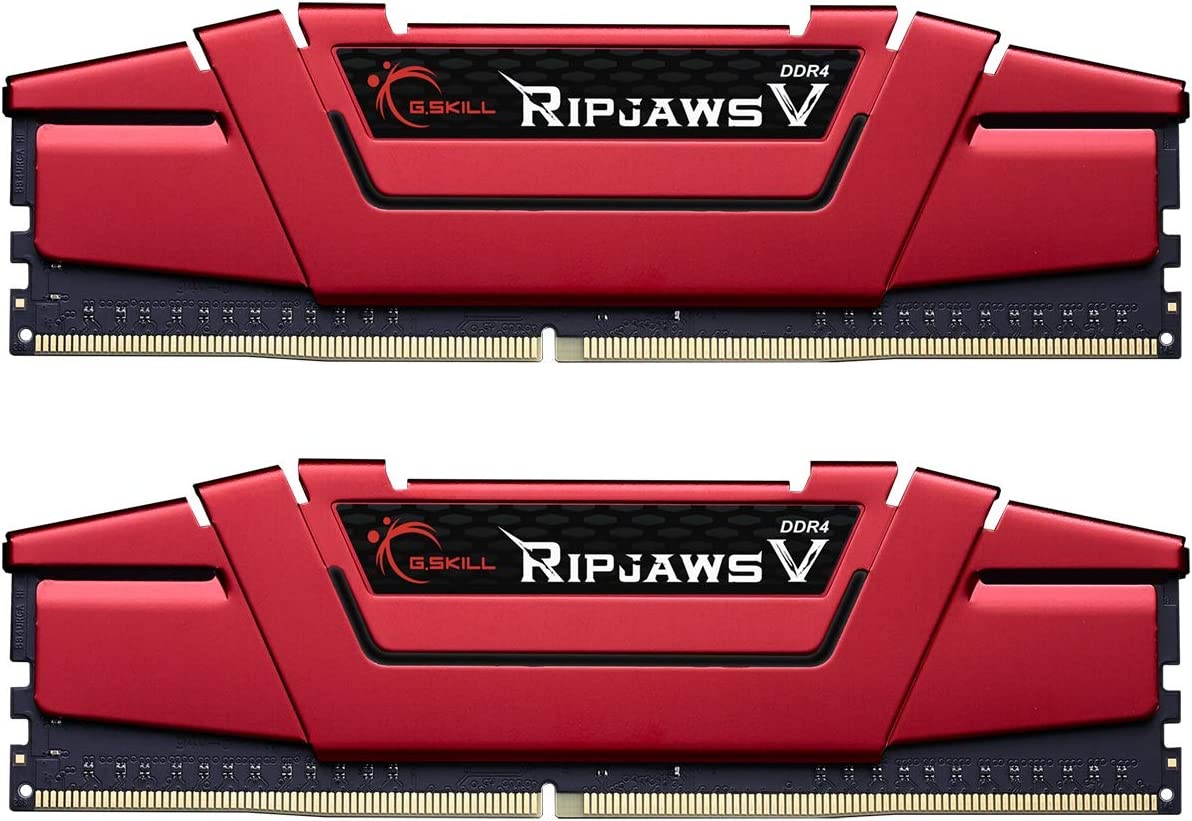 G.Skill Ripjaws V Series 16GB (2 x 8GB) 288-Pin SDRAM (PC4-24000) DDR4 3000 CL-16-18-18-38 1.35V Dual Channel Desktop Memory Model F4-3000C16D-16GVRB