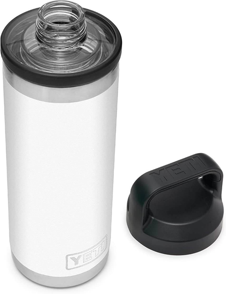 YETI Rambler 18 oz Bottle, Vacuum Insulated, Stainless Steel with Chug Cap