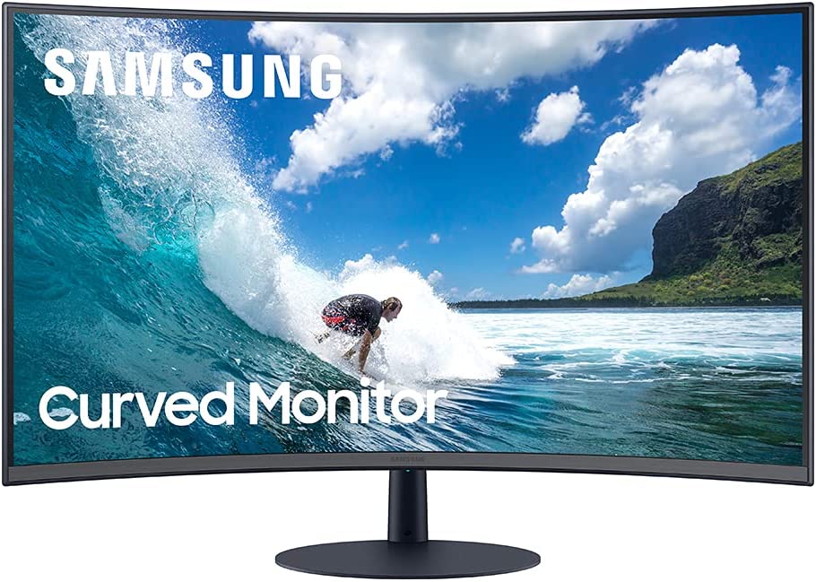 SAMSUNG 32-inch T55 Series - 1000R Curved Monitor: 75Hz, 4ms, 1080p (LC32T550FDNXZA)
