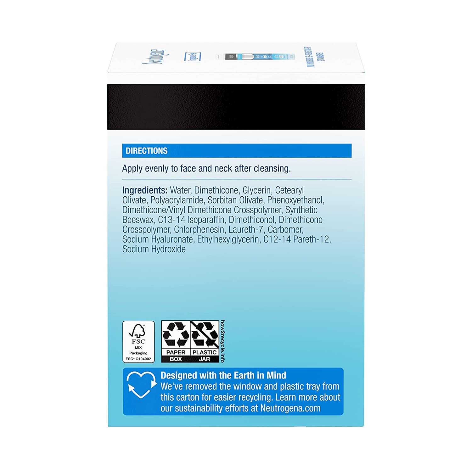 Neutrogena Hydro Boost Face Moisturizer with Hyaluronic Acid for Extra Dry Skin, Fragrance Free, Oil-Free, Non-Comedogenic Gel Cream Face Lotion, 1.7 oz