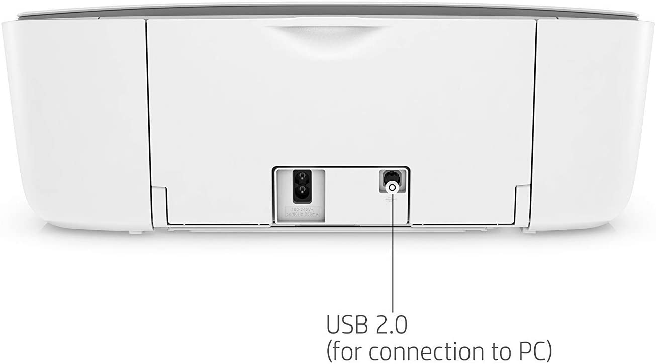 HP DeskJet 3755 Compact All-in-One Wireless Printer, HP Instant Ink, Works with Alexa - Stone Accent (J9V91A)