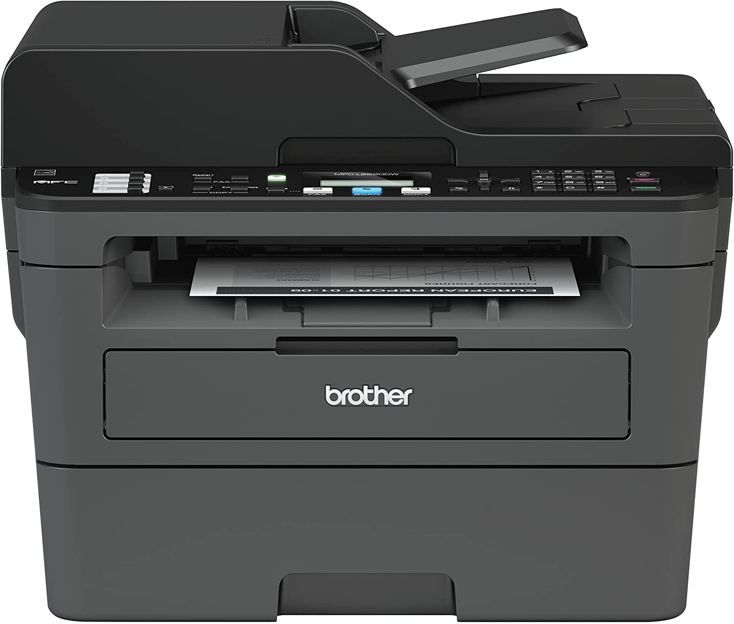 Brother Premium MFC-L2690DW Compact Monochrome All-in-One Laser Printer