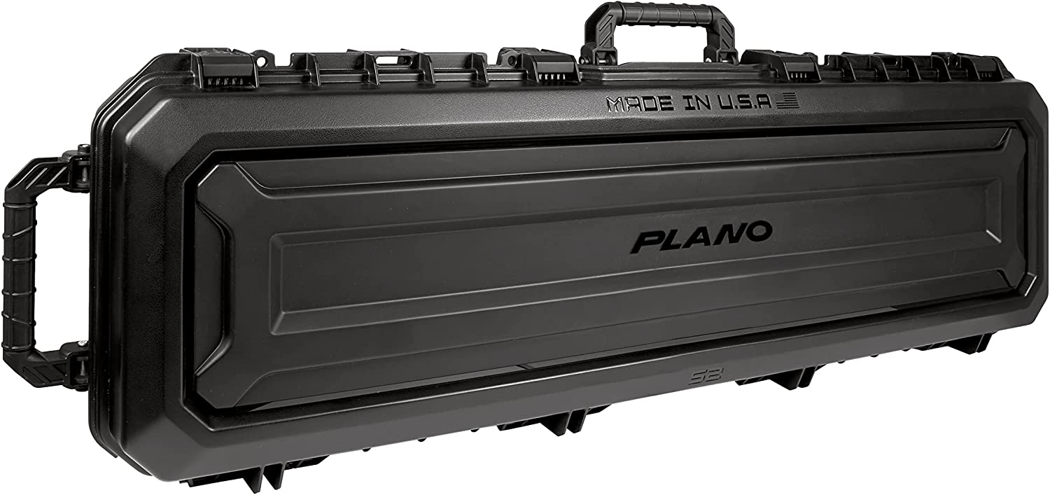 Plano All Weather Tactical Gun Case, Black with Pluck-to-Fit Foam, Watertight & Dust-Proof Shield Protection, Airline Approved