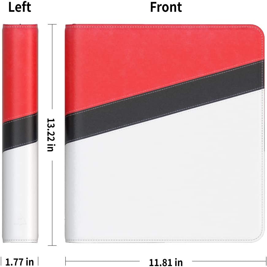 Rayvol Card Binder for Pokemon Cards, 9 Pocket 720 Trading Card Collection Binder Holder with Sleeves | Toys Gifts for 3-12 Year Old Boys Girls Young Collectors