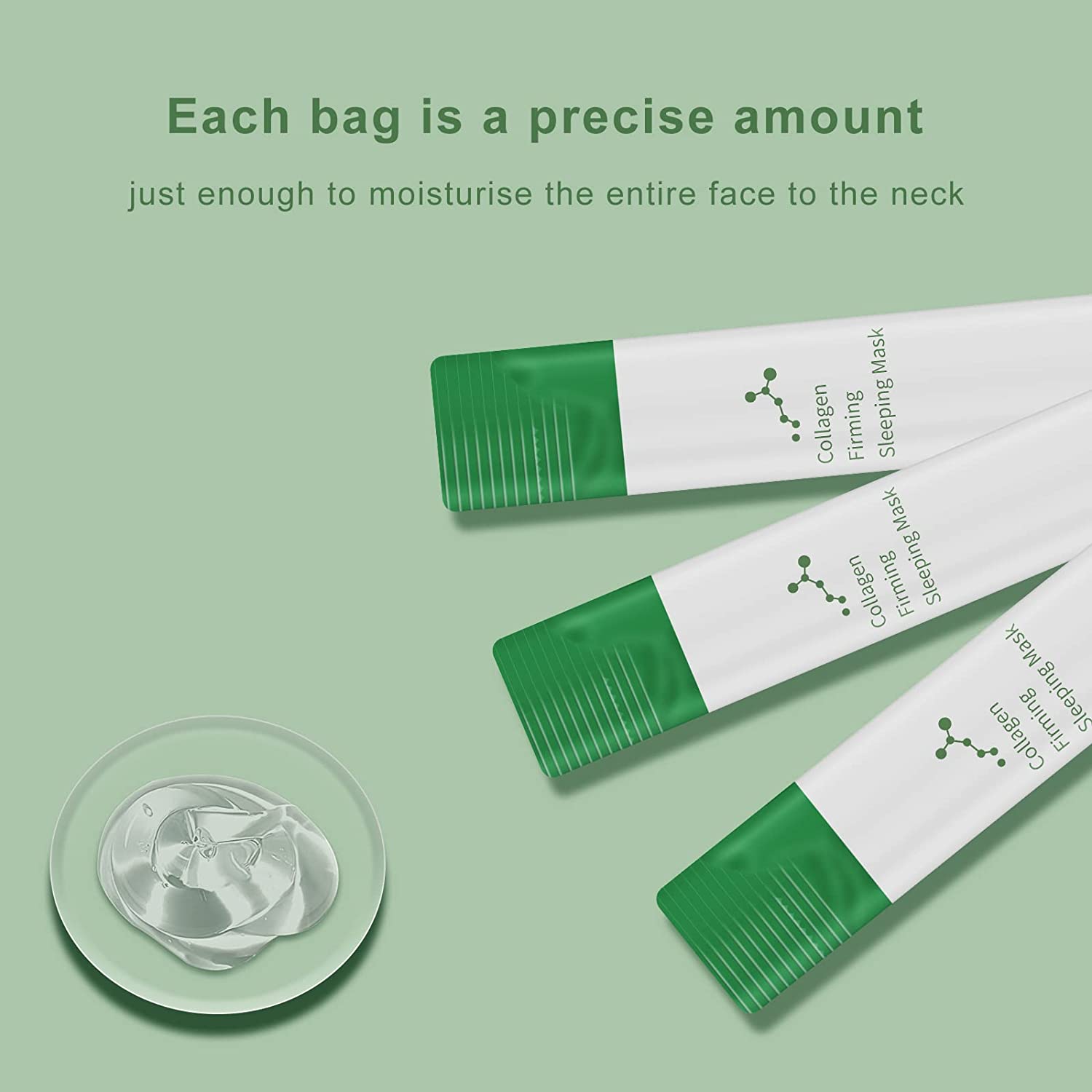 Hywestger 20 Packs Collagen Face Mask,Sleeping Facial Mask Wash-Free Mask,Hydrating Face Masks ,Face Mask Skin Care For Women And Men